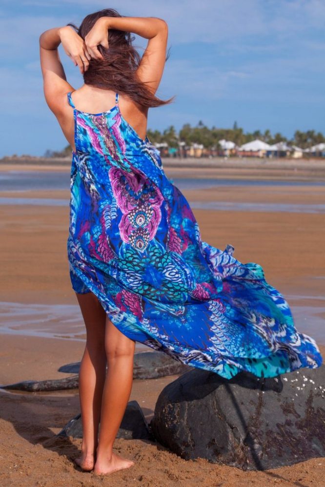 Oceania Kaftan Maxi Dress
