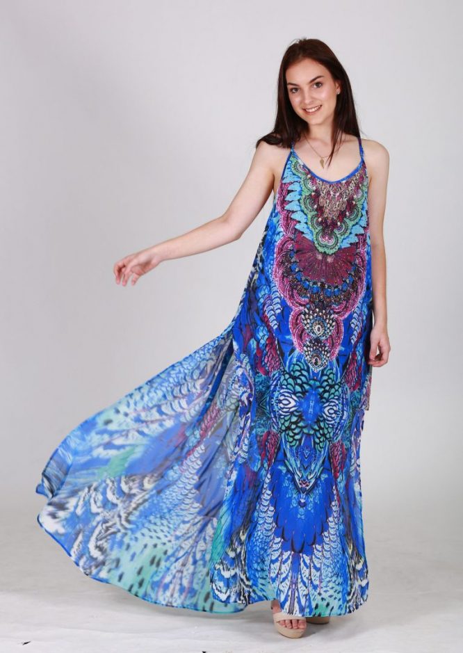 Oceania Kaftan Maxi Dress flick