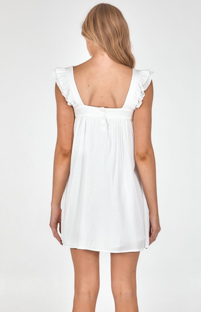 Dreamy White Baby Doll Dress - Style State