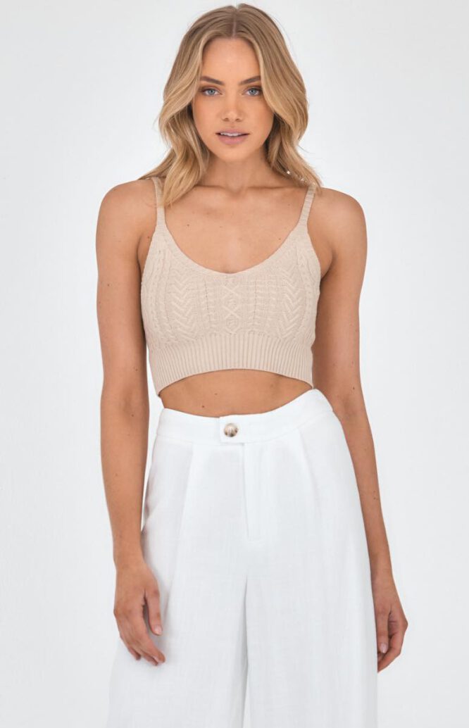 Sally Cable Knit Cami - 2 colours